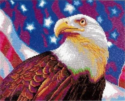 STICK IT® Mini Stecksystem Amerikanischer Adler ca. 8.300 Teile mit XXL-Steckvorlage