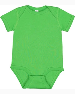Rabbit Skins 4400 Infant Baby Combed Ringspun Cotton/Polyester Rib Bodysuit - Picture 1 of 46