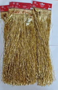 Lametta 50 cm Gold, 600 Streifen (5er Pack -insg. 3000 Streifen), Christbaumdeko - Bild 1 von 2