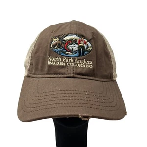 North Park Anglers Walden Colorado Bait Tackle Shop Fishing Snapback Trucker Hat - Picture 1 of 9