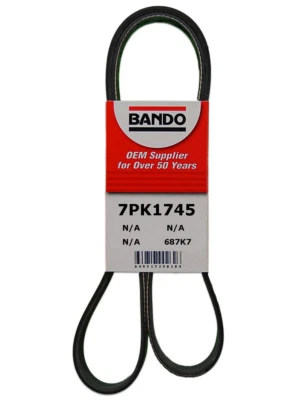 BANDO 7PK1745 Serpentine Drive Belt-Rib Ace Fits 2010-2011 Honda CR-V 2.4L - Imagem 1 de 4