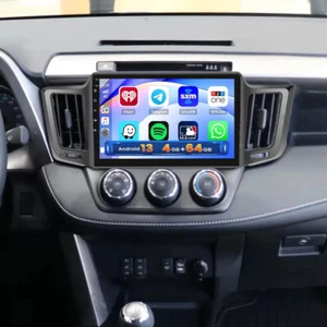 For 2013-2018 Toyota RAV4 Apple Carplay 10.1" Car GPS Stereo Radio Android 13 - Picture 1 of 16