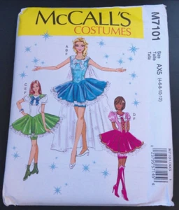 McCalls Costumes Pattern M7101 Ms Cosplay Sailor Moon~Fairy~Dancer~Princess 4-12 - Picture 1 of 3