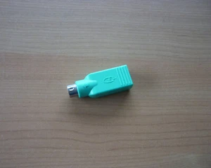 USB naar PS/2 PS2 conversiestuk omzetstuk - Afbeelding 1 van 4