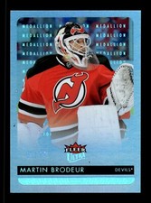 3-11-22 . 2014-15 fleer ultra platinum medallion /99 #112 martin brodeur