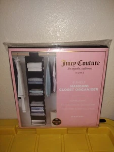 JUICY COUTURE HANGING ORGANIZER JUICY COUTURE HANGING CLOSET ORGANIZER NEW - Picture 1 of 5