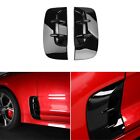 For Kia Stinger Black Front Side Wing Air Flow Fender Intake Vent Cover Trim 2x