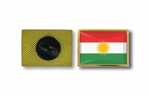 spilla pin pin's spille spilletta giacca bandiera badge curdo kurdistan - Imagen 1 de 1