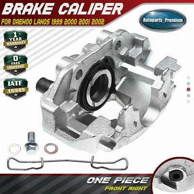 Pinza de freno de disco con soporte para Daewoo Lanos 1999-2002 L4 1,6 L delantera derecha derecha Foto 1 de 4