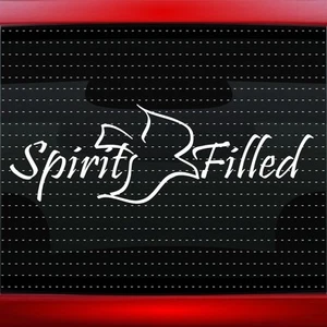 Calcomanía de vinilo Spirit Filled Paloma Christian para camión ventana (¡20 COLORES!) - Imagen 1 de 1