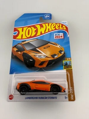 Hot Wheels 2024 Lamborghini Huracán Sterrato оранжевый 222/250 - HW Dirt 6/10 - новый - Изображение 1 из 4