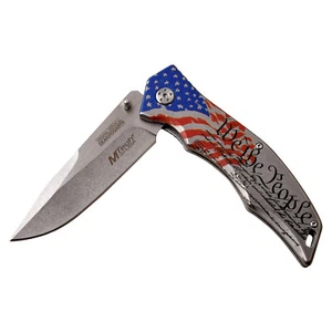 MTech USA - "We The People" Patriotic Flag SA Knife - MX-A849SW - Picture 1 of 5
