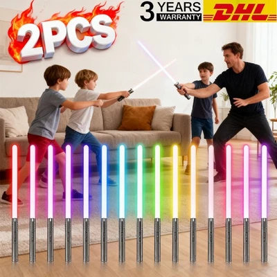 60cm Laserschwert Star Wars Lichtschwert Schwert mit Licht Sound RGB 20 Farben - Bild 1 von 4