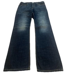 Vintage Aeropostale Driggs Slim Bootcut Denim Jeans 34x34 Y2K Dark Wash - Bild 1 von 6