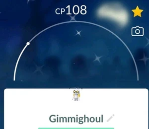 Pokèmon Go/Shiny GIMMIGHOUL/***puede evolucionar**/Registrado o no registrado Tr@de - Imagen 1 de 1