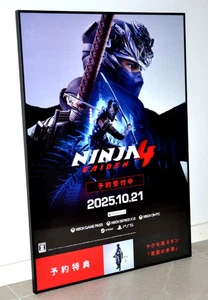 NINJA GAIDEN 4 - Promotional Poster size B2 - Xbox - PS5 - Japan 2025 - Picture 1 of 4