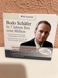 Bodo Schäfer - in 7 Jahren Ihre Erste Million, 4 CDs, Seminar - Bild 1 von 1