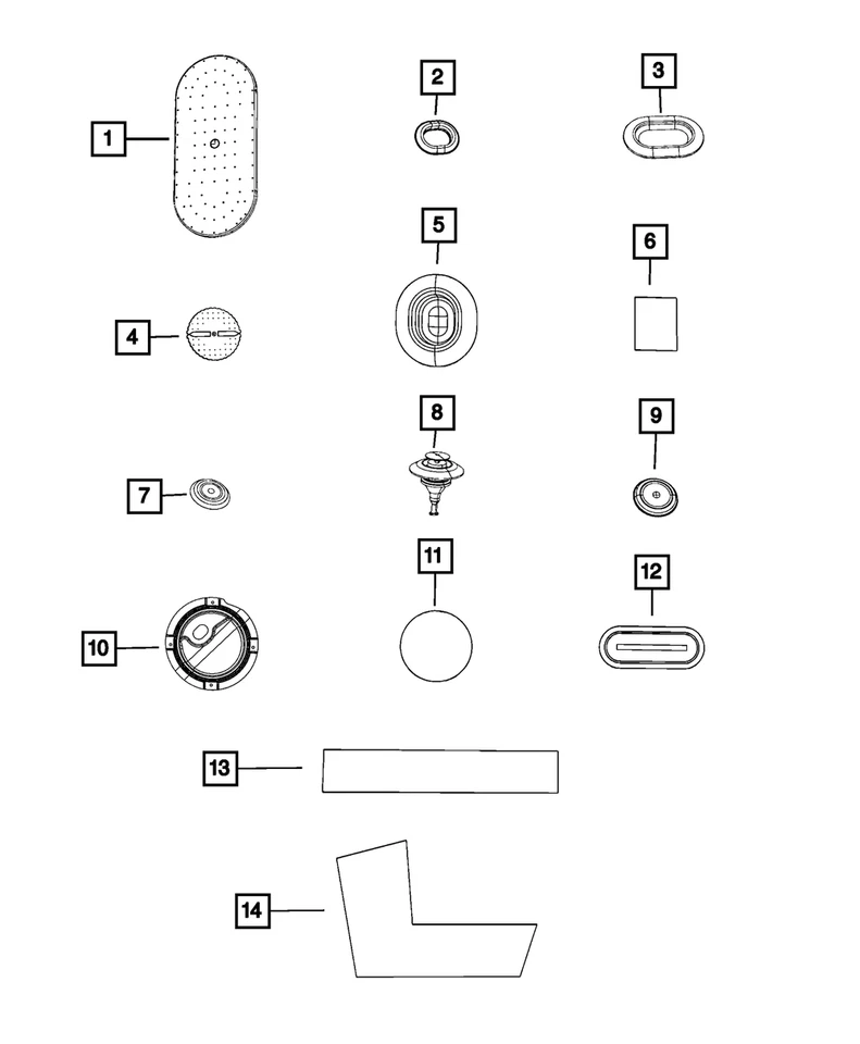 正品 Mopar Plug Right 55257380AD — 第 1/4 张图片