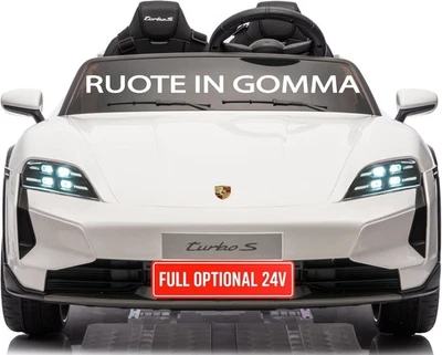 Porsche Taycan 24V Macchina Elettrica per Bambini 2 Posti Carico Massimo 60 Kg - Immagine 1 di 4