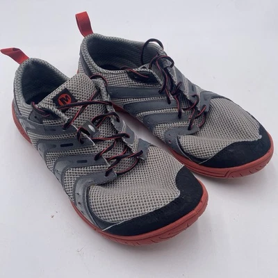 Merrell Bare Access Trail Men's Size 12 Shoes Barefoot Smoke/Red J39313 VGC - Image 1 of 4
