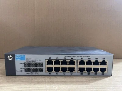 HP 1410-16 + No PSU HP J9662A HP ProCurve 16-Port 10/100Mbps Ethernet Switch - Image 1 of 4