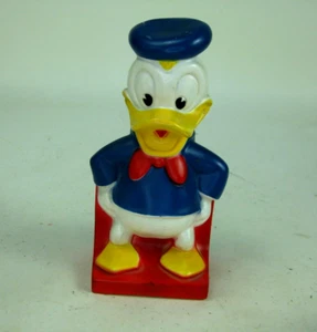 Banco de monedas de plástico vintage del Pato Donald Disney - Imagen 1 de 11