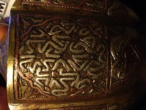 Damascus silver, brass and copper exquisite vase - Picture 1 of 1