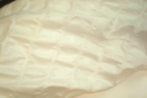 3 yds Seersucker Cotton Fabric Clothing Craft Quilt Pure White 49" x 108" BTP - Picture 1 of 4