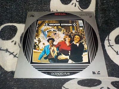 Silver Streak Laserdisc LD Japan +Insert Gene Wilder Free Ship $50 Orders Foto 1 de 3