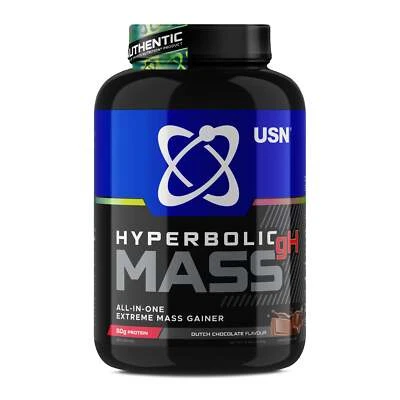 USN Hyperbolic Mass All In One Weight Gainer 2kg & 6kg New Value Pack Bag