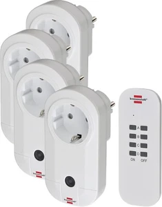 Brennenstuhl Funkschalt-Set RCCE1 4001 Funksteckdosen 25m Reichweite IP20 weiß - Bild 1 von 8