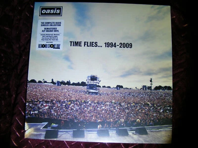 Oasis Time Flies 1994-2009 x4 Coloured Vinyl LP Box Record Store Day 2025 RSD - Image 1 of 4