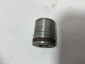 Vintage Craftsman Underlined Circle H 1 Inch Socket 12 point 1/2 Drive - Picture 1 of 4