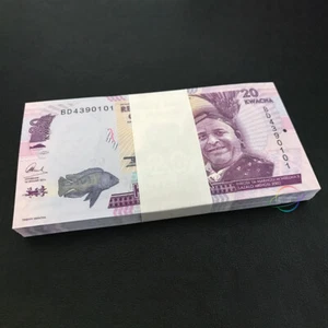 MALAWI 20 Kwacha X 100 PCS 2016 P-63 Bundle UNC Uncirculated - Picture 1 of 3