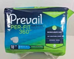 NUEVO Calzoncillo Diario Prevail Per-Fit 360 (18 unidades) Talla 2 45-62" Max Plus Absorción - Imagen 1 de 3