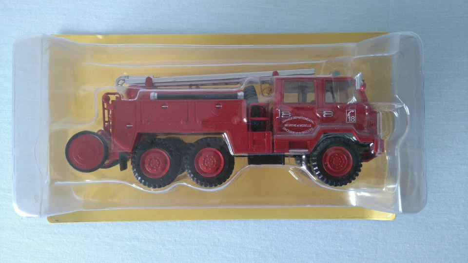 CAMIÓN TRUCK BERLIET FF 6X6 FIRE BOMBEROS IXO 1/43 NUEVO NEW MINT IN BOX - Imagen 1 de 4
