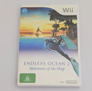 Very Good Condition Genuine Nintendo Wii Game Endless Ocean 2 PAL AUS Complete - Picture 1 of 4