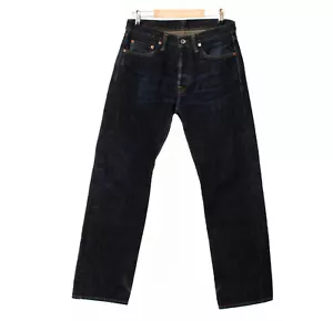 Iron Heart Hombre 21 Oz. Vaqueros Extra Heavy Denim Ribete Azul Talla W31 13186 - Imagen 1 de 9
