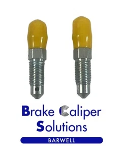 2x M7x1.00mm x 30.5mm Long - Brake bleed nipples Bleed screws BCB086X2 - Picture 1 of 1