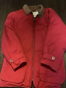 Abrigo Chaqueta Eddie Bauer Rojo Plumón de Ganso Parka Tareas Hombres Mediano Envío Rápido - Imagen 1 de 13