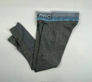 Nike Pro Dri-Fit Women’s Gray Mesh Leggings Size Small - Picture 1 of 9