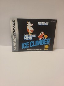 Ice Climber Classic NES Series (Nintendo Game Boy Advance, GBA) Manual ONLY