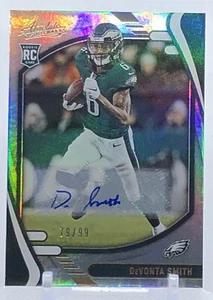 💥DEVONTA SMITH AUTO ROOKIE 2021💥PANINI ABSOLUTE FOOTBALL AUTO💥RC LE #/99🔥🔥 - Picture 1 of 4