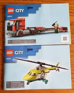 Lego Town City 60343 Rescue Helicopter Transport Building Toy 221 - Picture 1 of 6