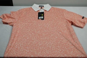NEW Bad Birdie S/S Polo Shirt Cream Performance Golf Mens Size S Small