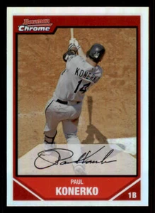 2007 Bowman Chrome Refractors #165 Paul Konerko - Picture 1 of 2
