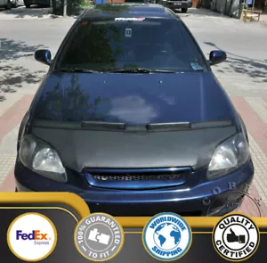 Car Bonnet Hood Bra Fits Honda Civic 96 97 98 1996 1997 1998 EK - Picture 1 of 5