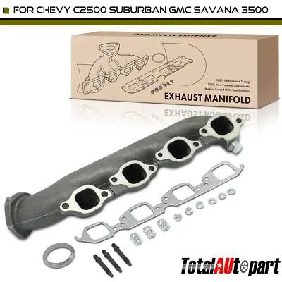 Exhaust Manifold w/ Gasket for Chevrolet Express 3500 C2500 C3500 GMC 7.4L Right - Image 1 of 4