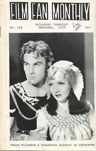 Film Fan Monthly 104 February 1970 Henry Wilcoxon Claudette Colbert Cleopatra - Imagen 1 de 1