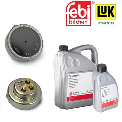 2x Luk Schaeffler Pressure Sensor + 6L Oil for VW Audi DSG 7-Gang DQ380 DQ381 - Image 1 of 4